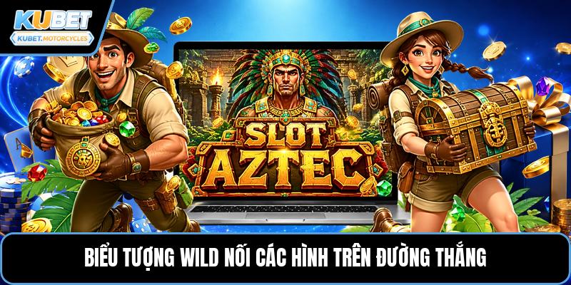 Biểu tượng Wild nối các hình trên đường thắng