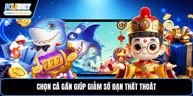 Chọn cá gần giúp giảm số đạn thất thoát