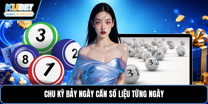 Chu kỳ bảy ngày cần số liệu từng ngày