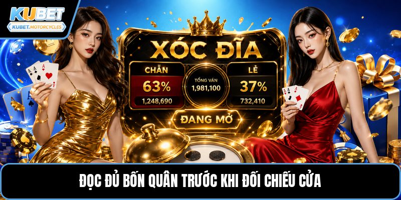 Đọc đủ bốn quân trước khi đối chiếu cửa