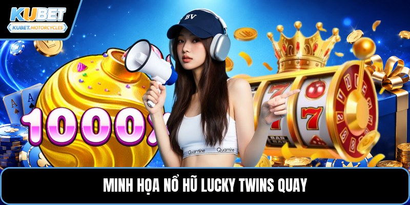 Minh họa nổ hũ lucky twins quay
